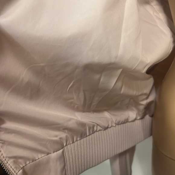 ZARA Trafaluc Outerwear Pearl Pink Jacket Medium - Picture 6 of 10